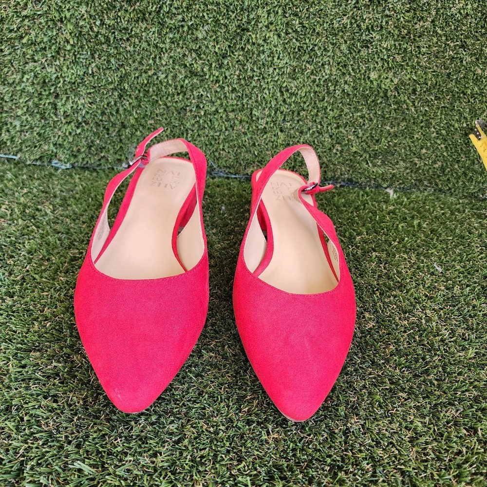 Naturalizer Women's Heels Red Smooth Size 8.5 M